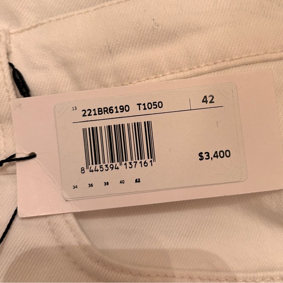 BIMBA Y LOLA White Jeans SIZE 42 - Picture 5 of 5